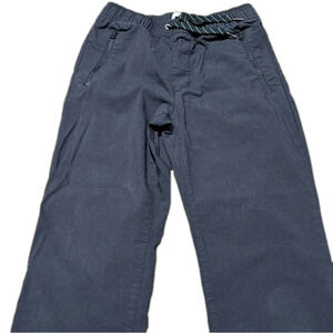 🏫 Boys Old Navy Black Drawstring Cotton Pants - size L​​​​​